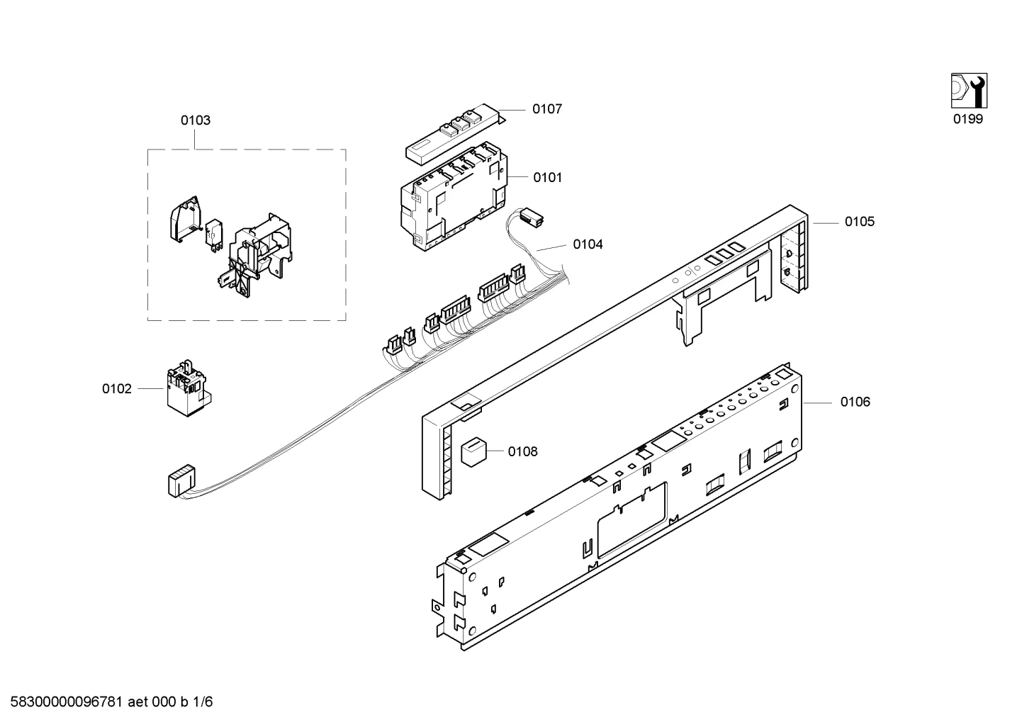Wire Harness, 1-Piece