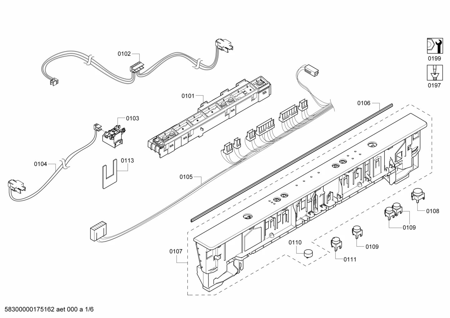 Switches, Seals & Gaskets (0101-0199)