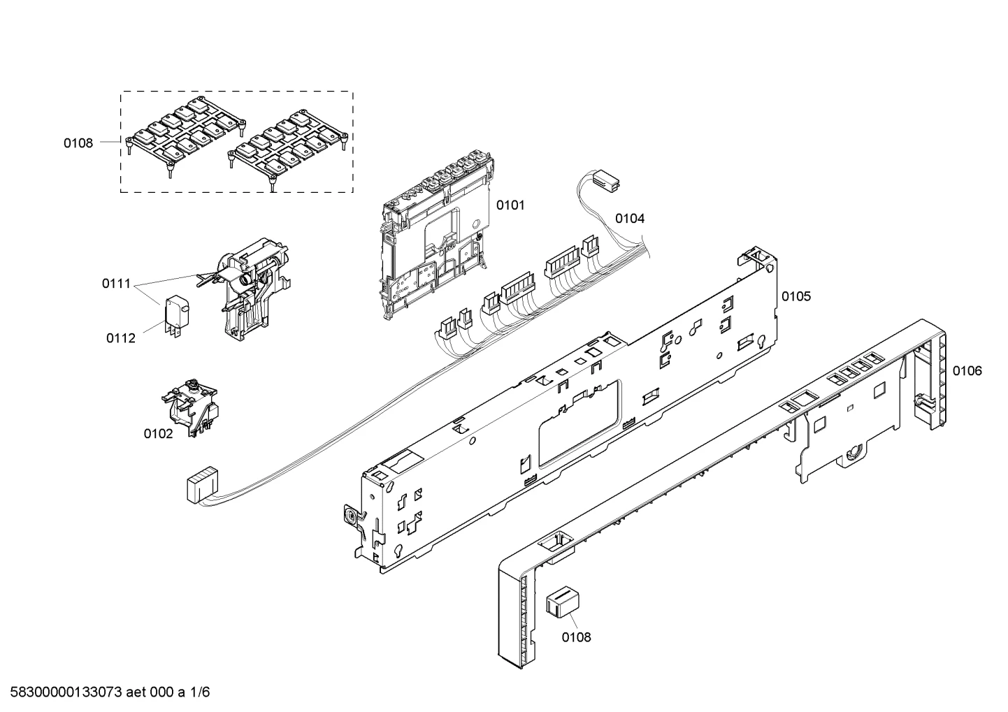 Door & Housing, Switches (0101-0111)