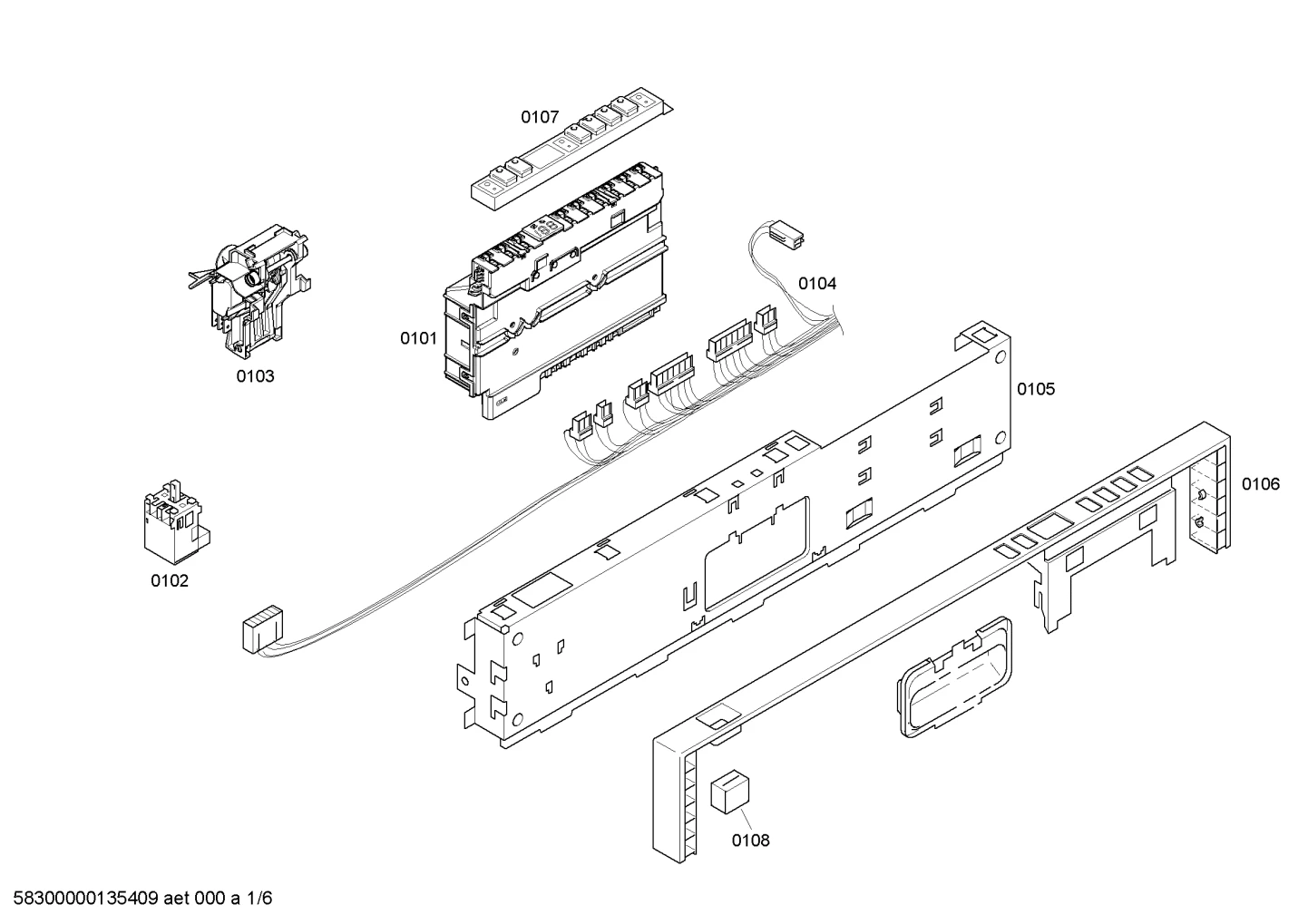 Wire Harness, 1-Piece