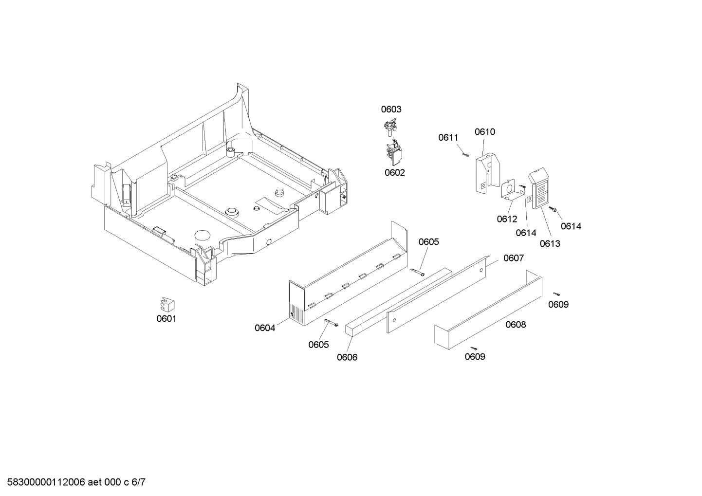 Door Seal, 50mm, White, 46db, Info Light