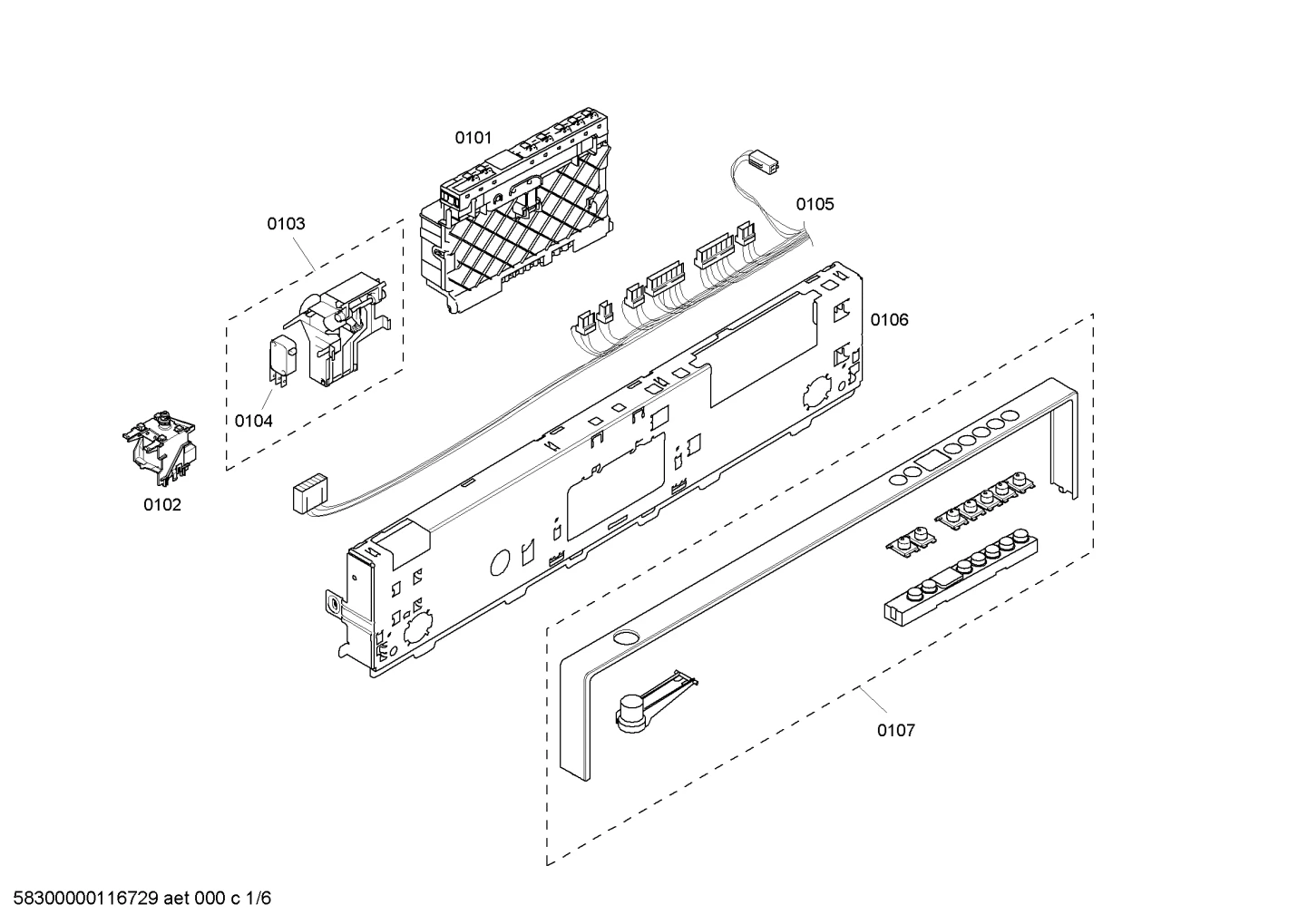 Switches, Door & Housing (0101-0107)