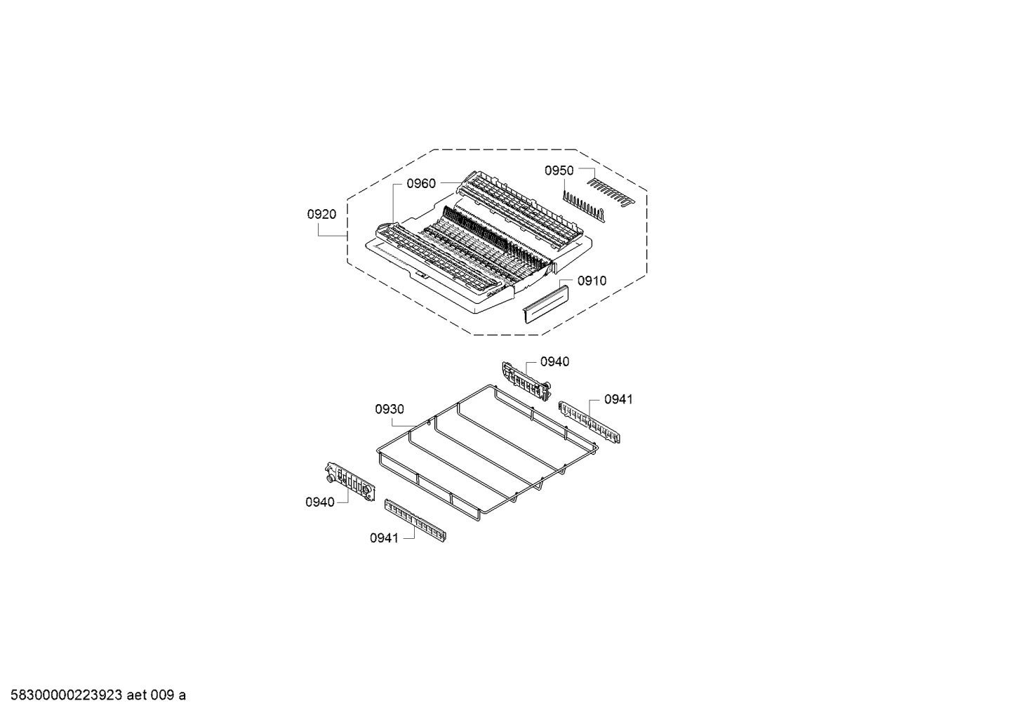Baskets & Wheels, Door & Housing (0910-8102)