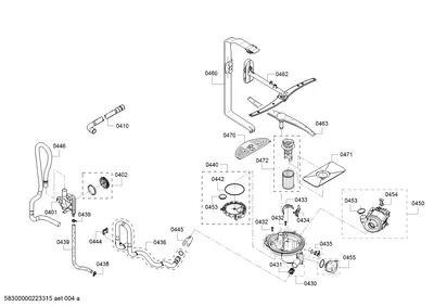 Door & Housing, Hoses (0401-8110)