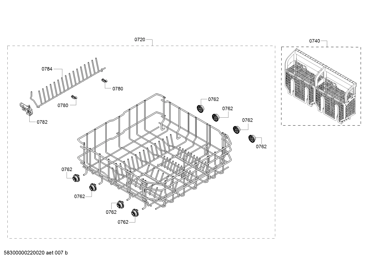 Baskets & Wheels, Flaps & Holders (0720-8110)