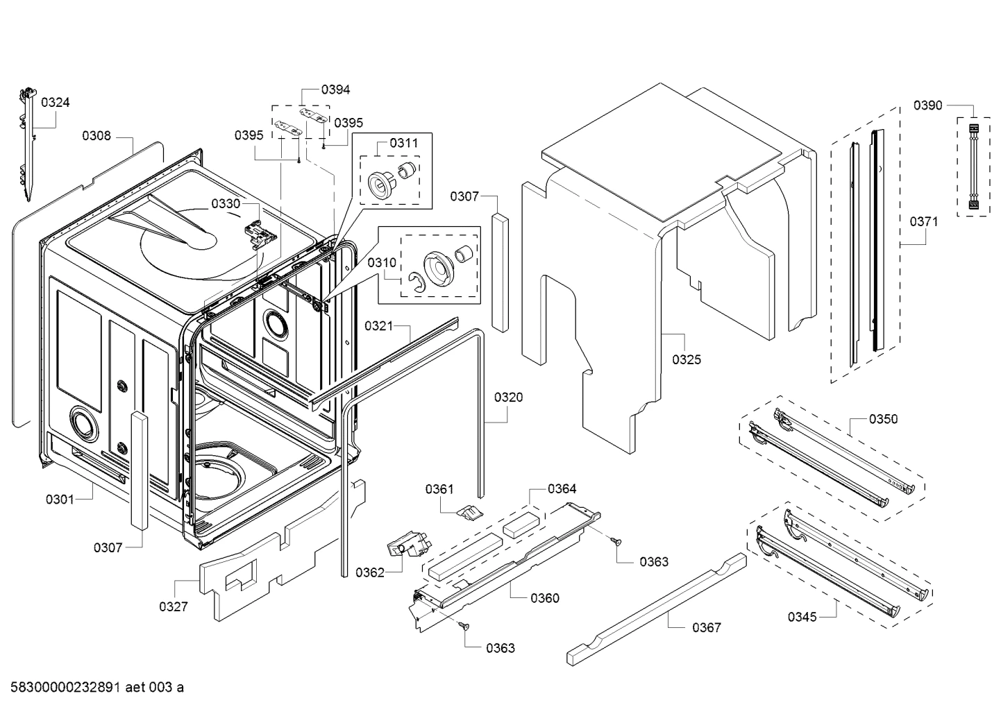 Rails, Screws (0307-0395)