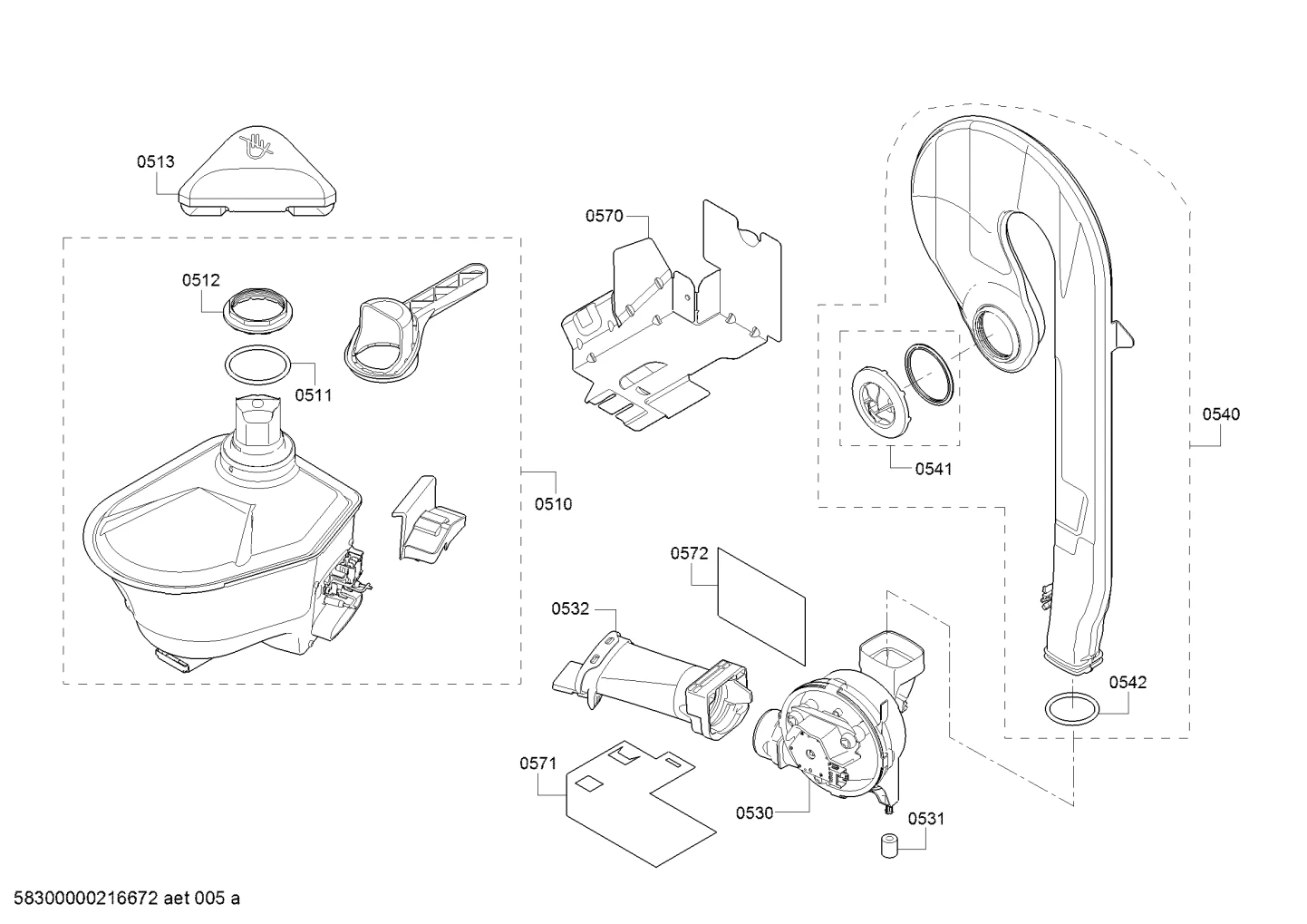 Seals & Gaskets, Door & Housing (0510-0572)