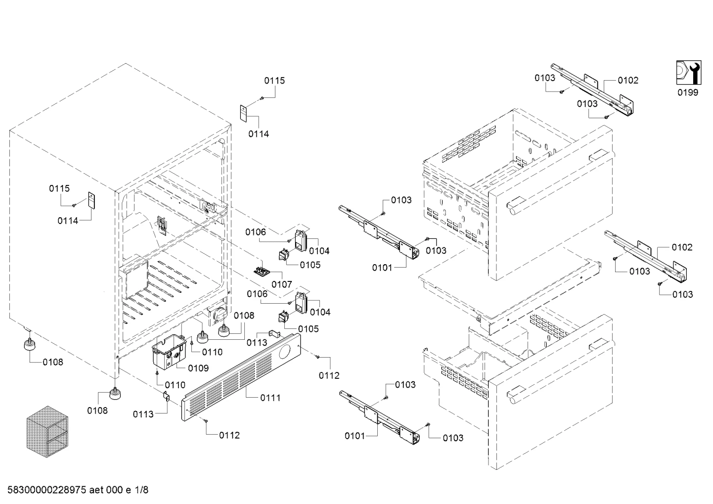 Screws, Door & Housing (0101-0115)