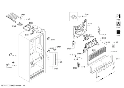 Door & Housing, Fan Parts (0103-0190)
