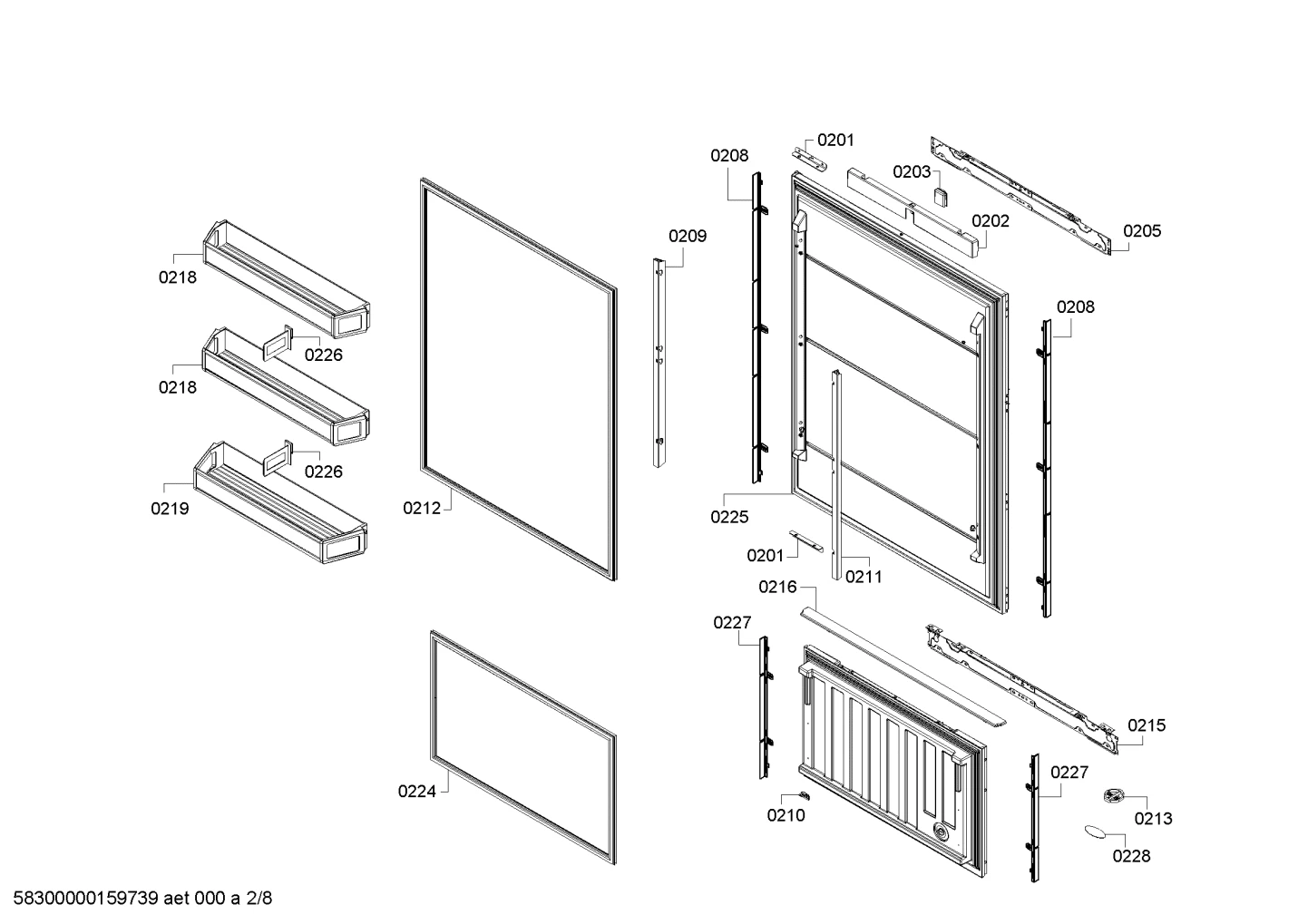 Door Tray For 30" (76 Cm) Appliances