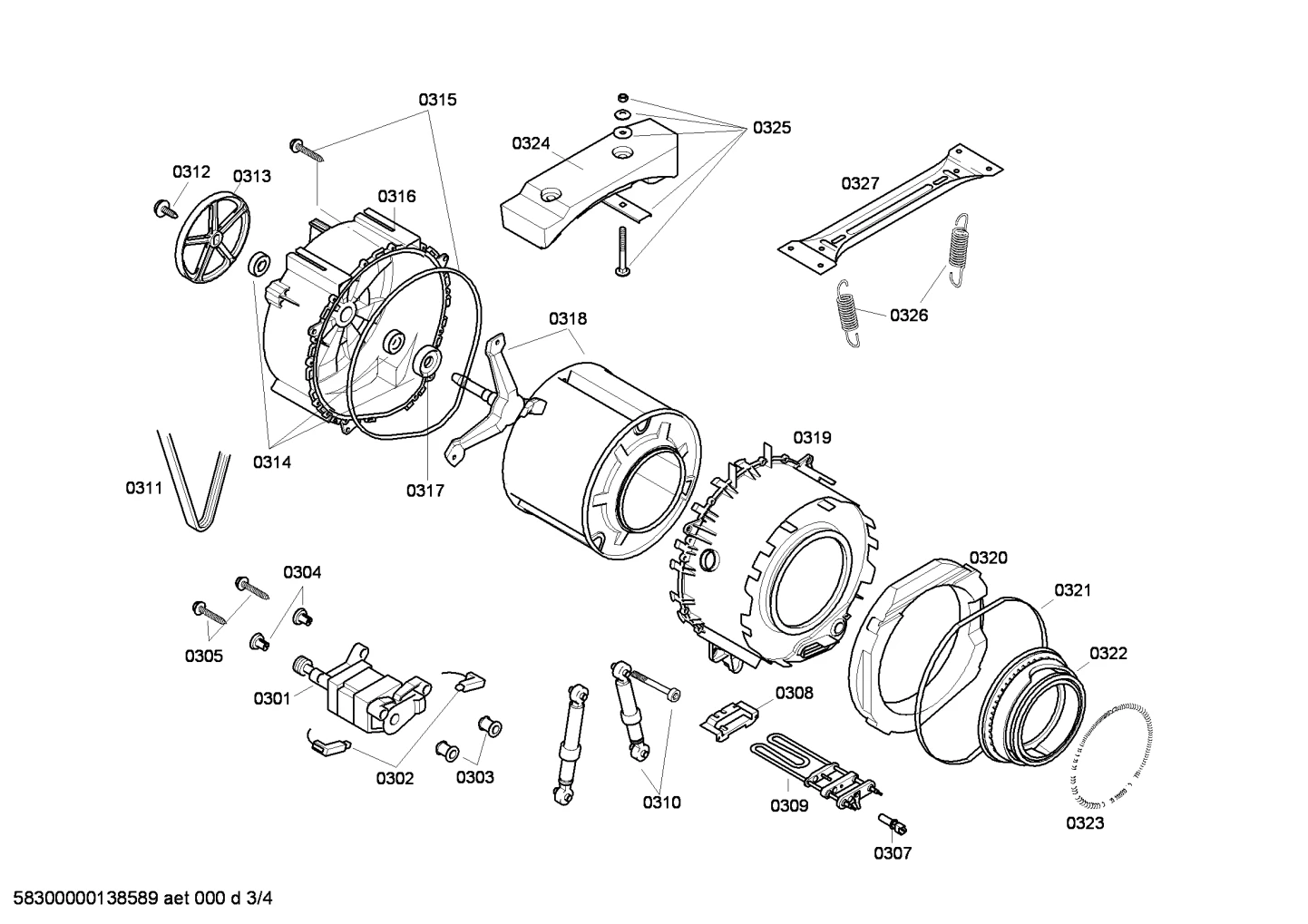 Heating Element 240V/2000