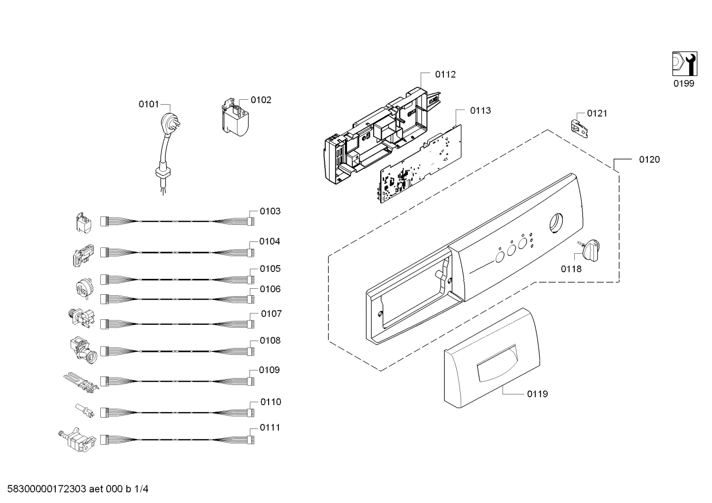 Door & Housing, Handles & Knobs (0101-0199)