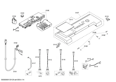 Door & Housing, Screws (0101-0118)