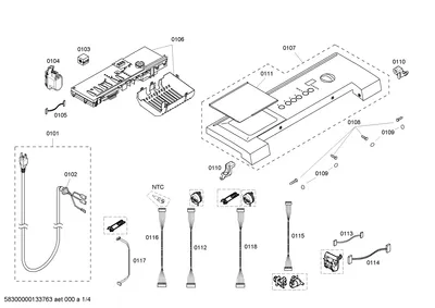 Door & Housing, Screws (0101-0118)