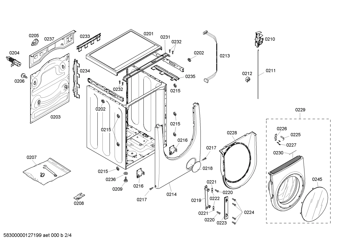 Wire Harness, Door Lock (D-Bus)