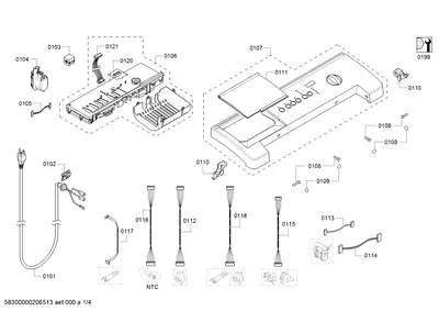 Door & Housing, Screws (0101-0199)