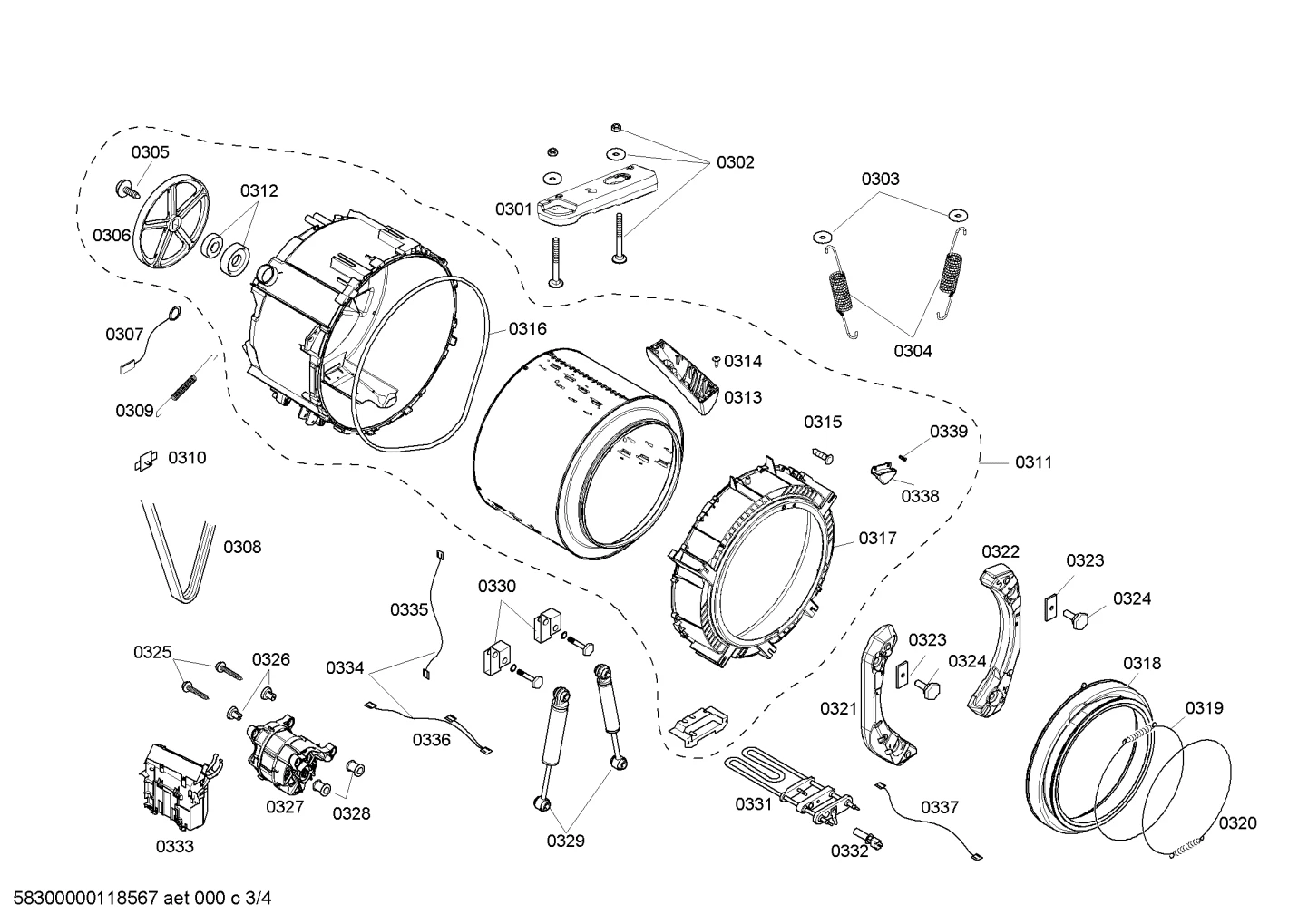 Wire Harness For Main Motor
