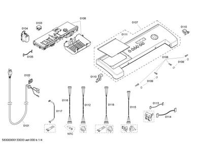 Door & Housing, Screws (0101-0118)