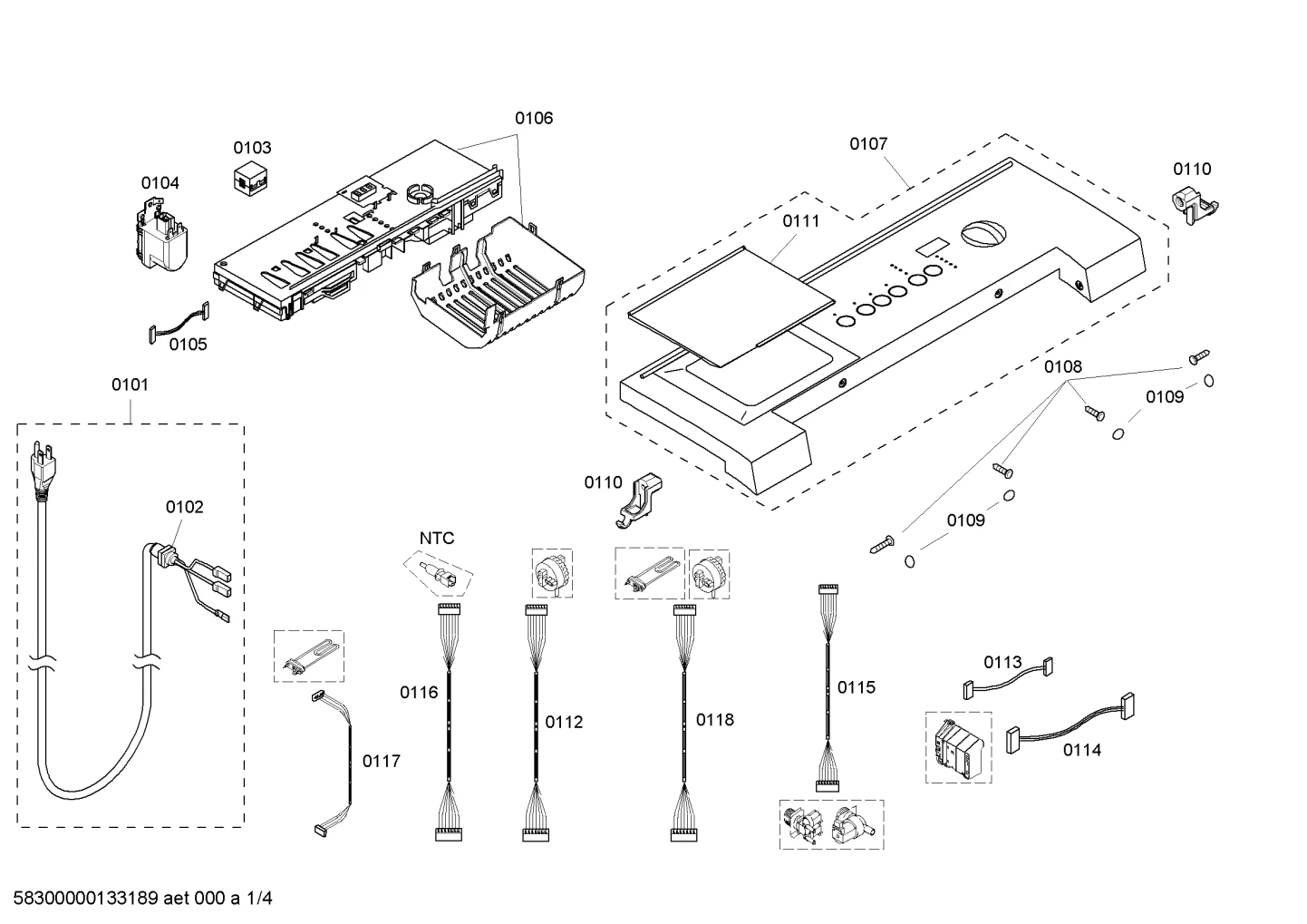 Control Module, With Display, Washer
