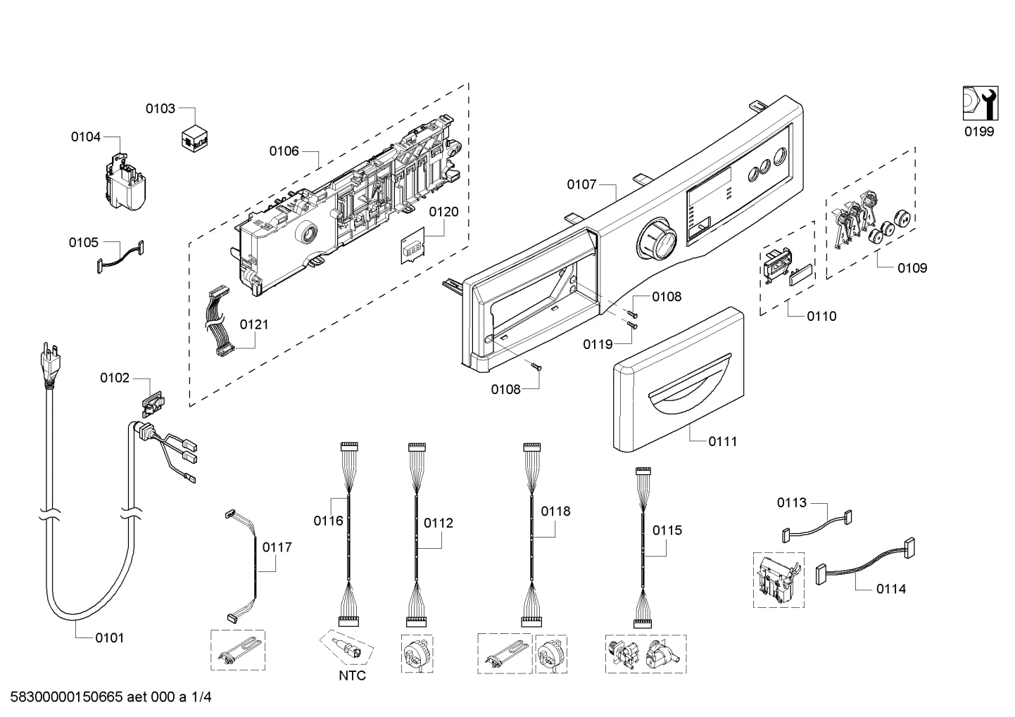 Screws, Door & Housing (0101-0199)