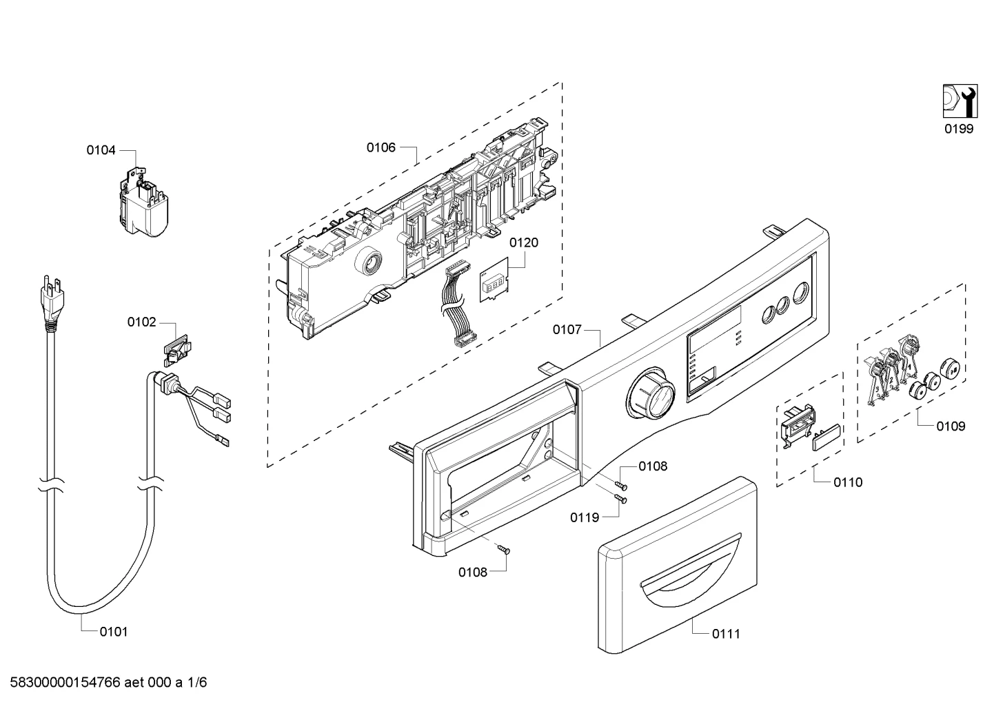 Screws, Door & Housing (0101-0199)