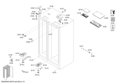 Door & Housing, Hinges (0101-0199)