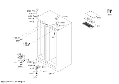 Door & Housing, Hinges (0101-0199)