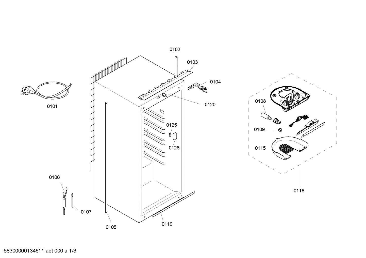 Hinges, Lighting (0101-0199)