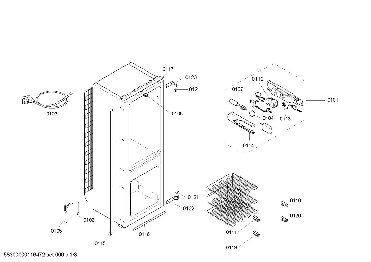 Lighting, Flaps & Holders (0102-0113)