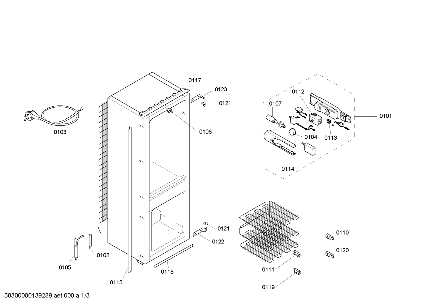 Lighting, Flaps & Holders (0102-0113)