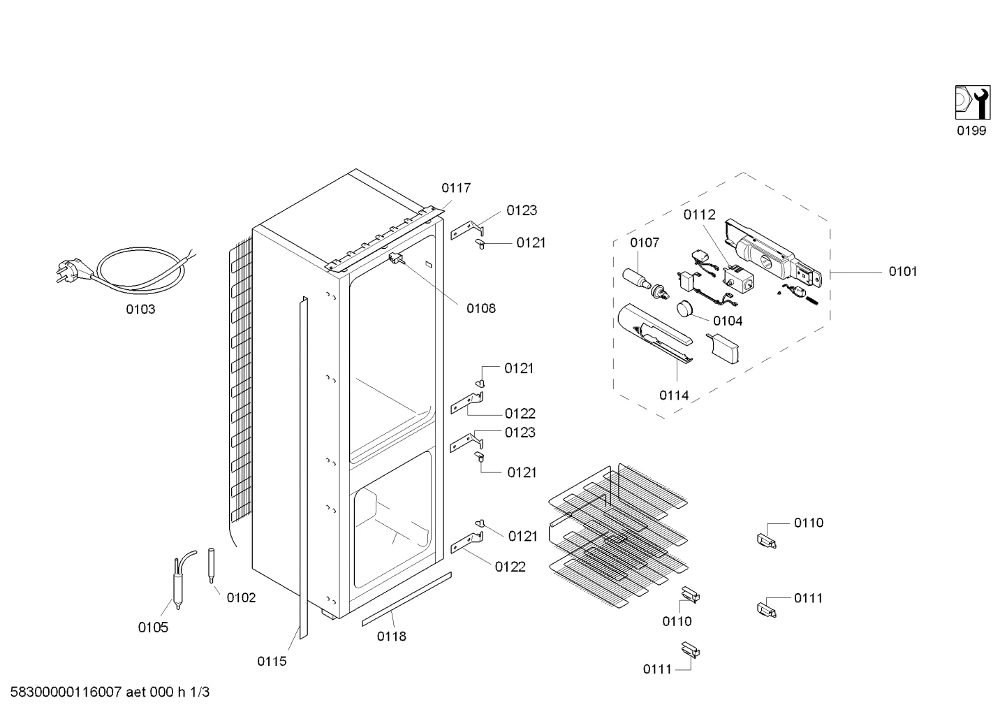 Lighting, Flaps & Holders (0102-0113)