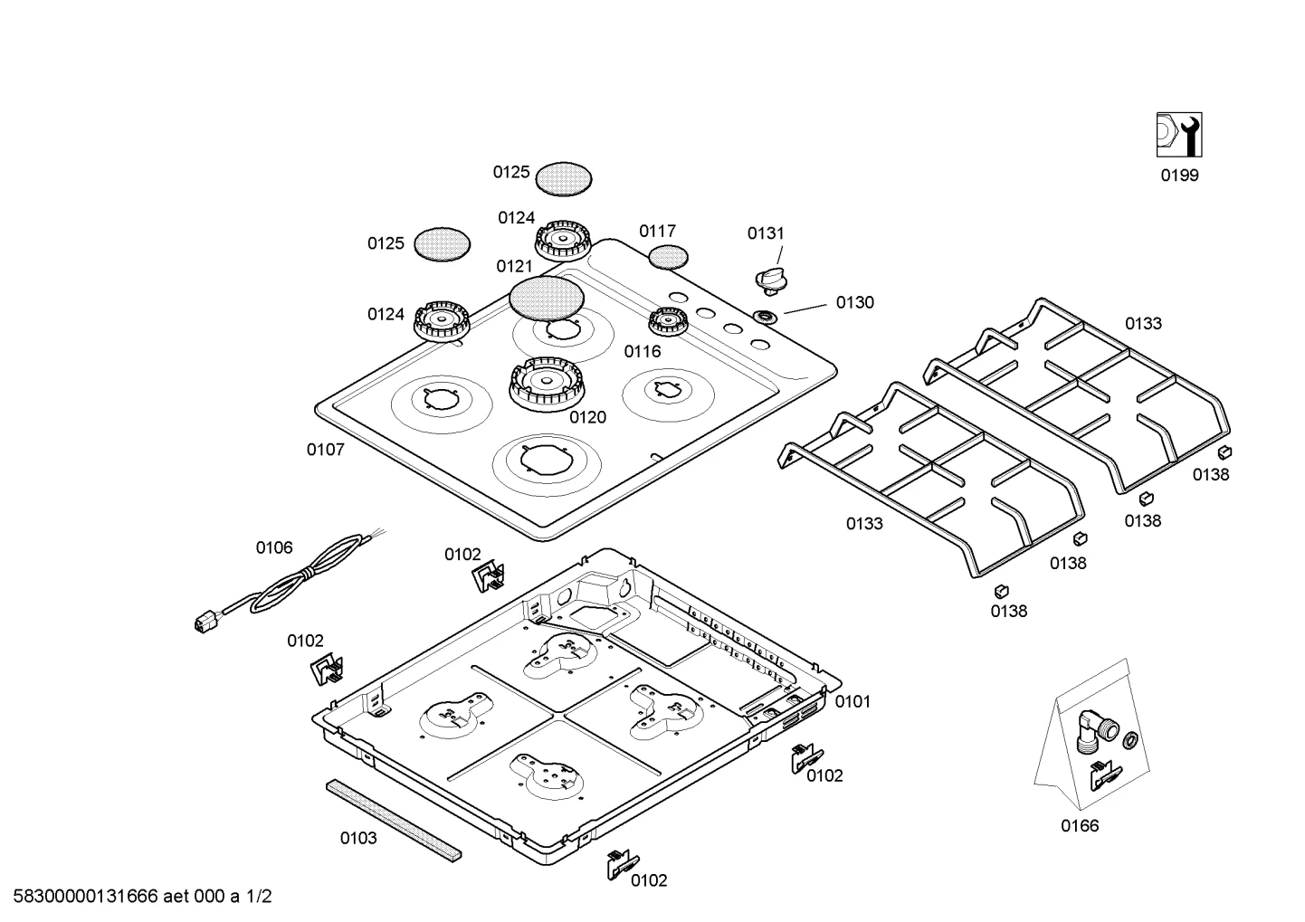 othergasparts, Mounting & Fixing (0102-0199)