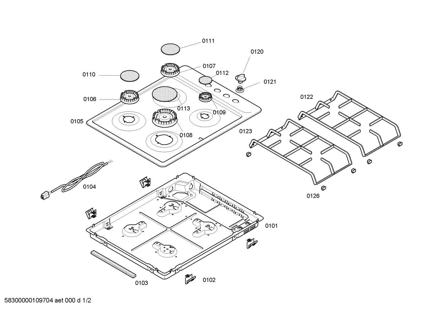 othergasparts, Seals & Gaskets (0104-0124)