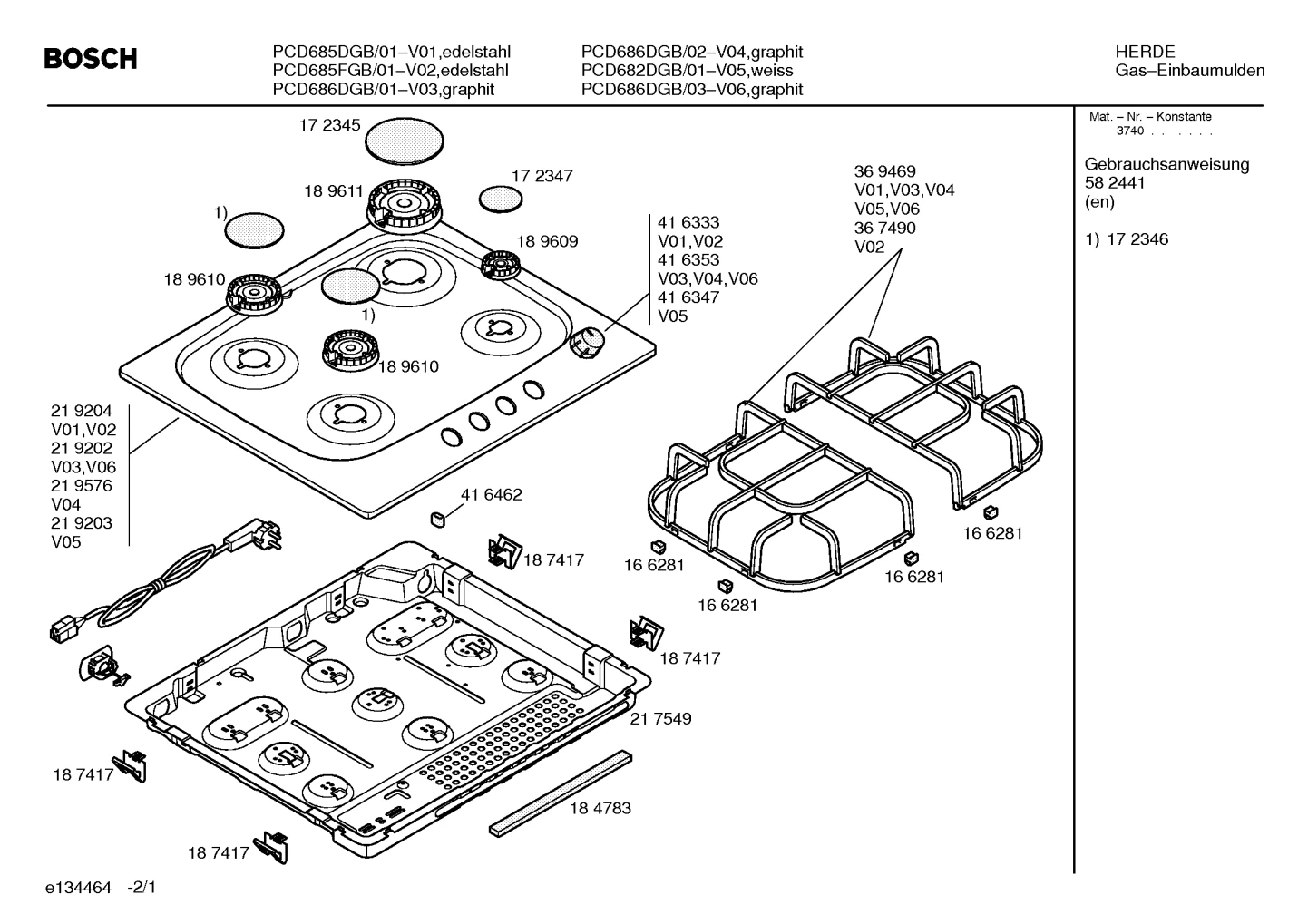 Seals & Gaskets, othergasparts (0003-0050)