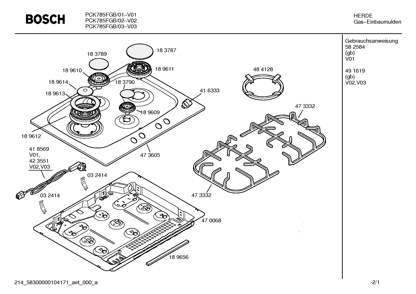 othergasparts, burnercaps rings (0106-0245)
