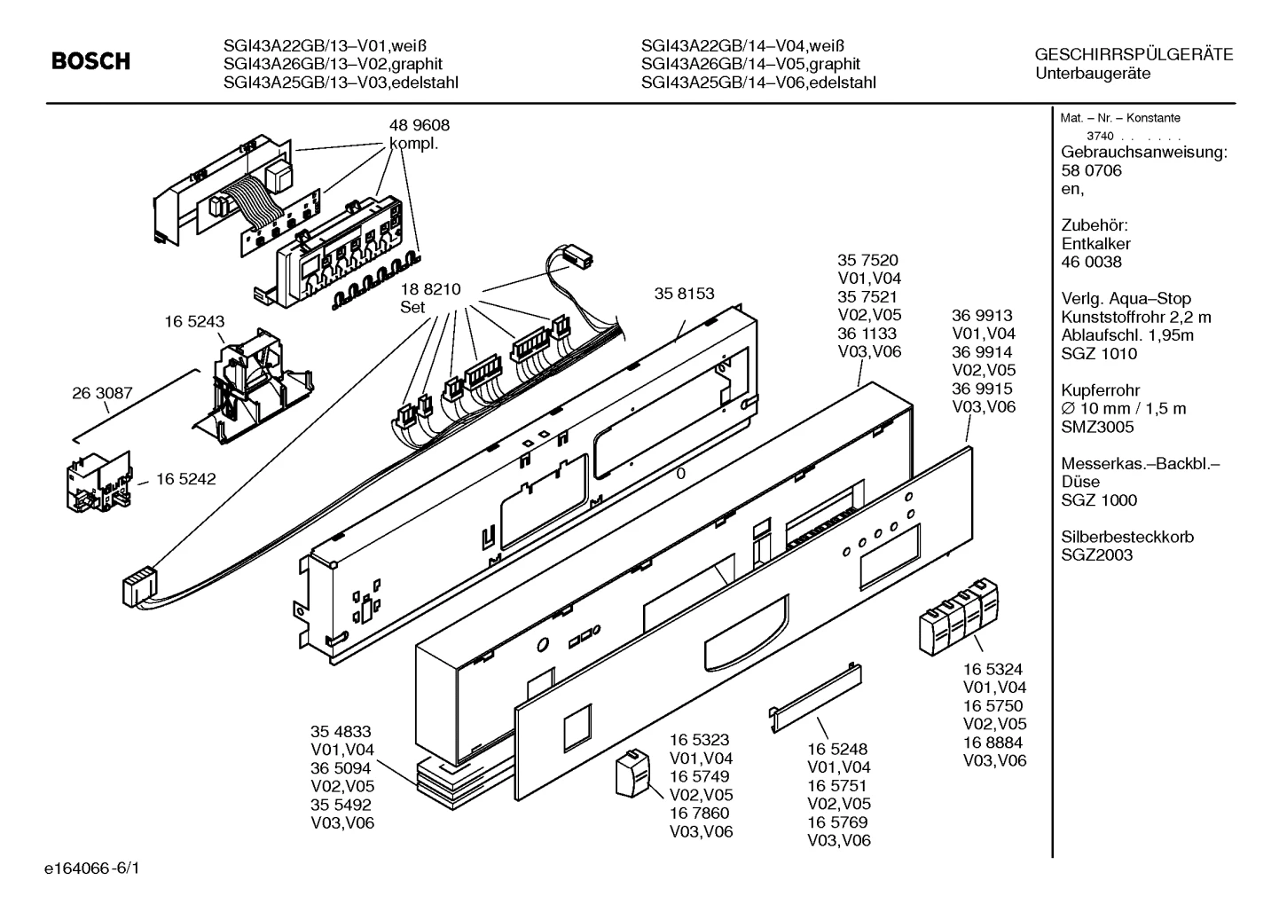 Door & Housing, Seals & Gaskets (0104-8100)
