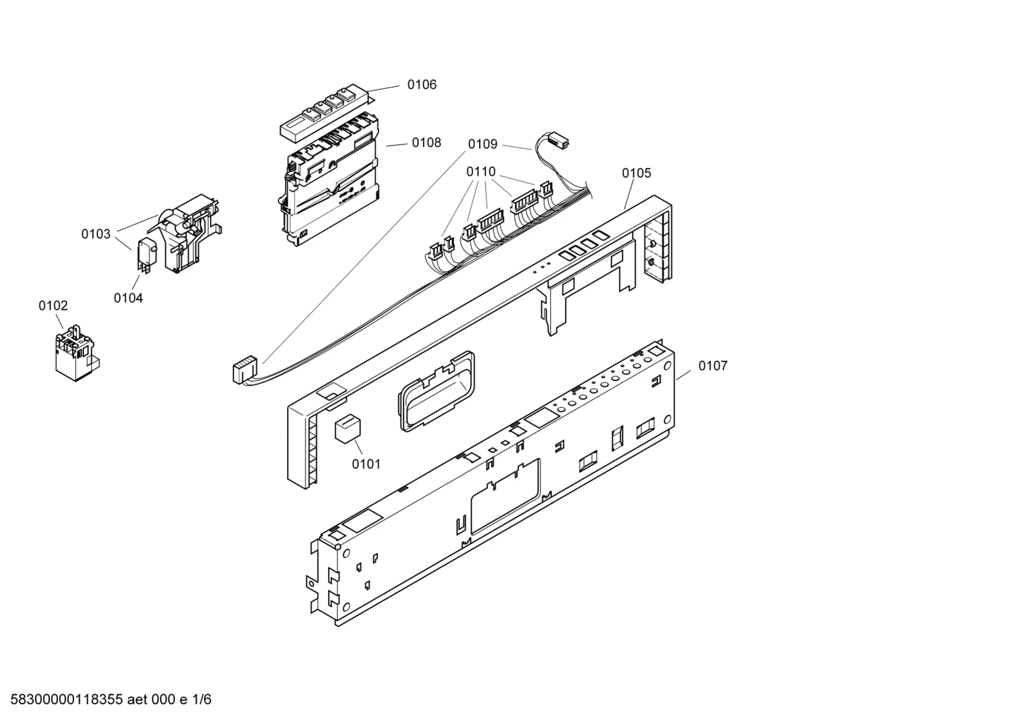 Switches, Door & Housing (0101-0110)