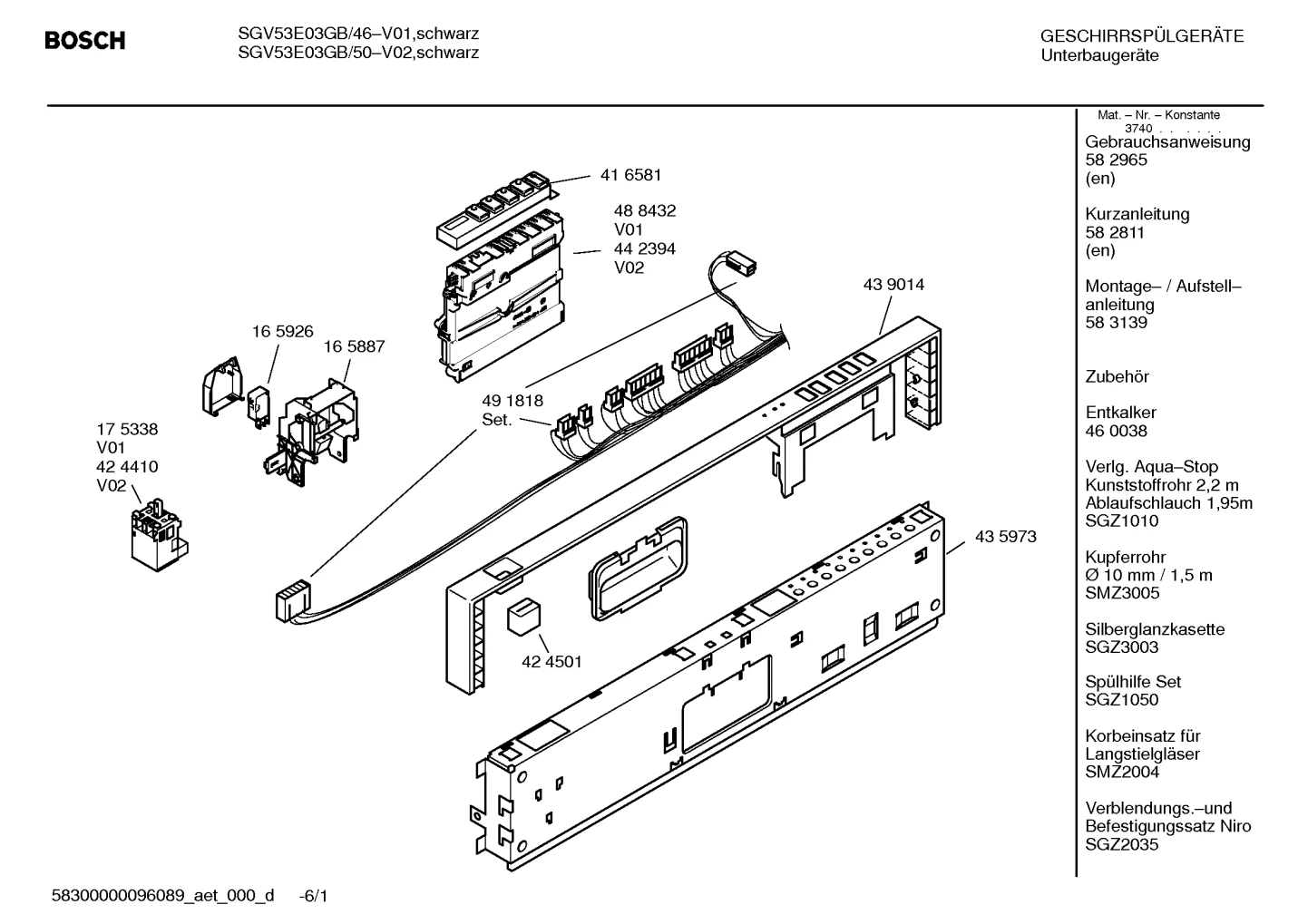 Baskets & Wheels, Door & Housing (0003-3020)