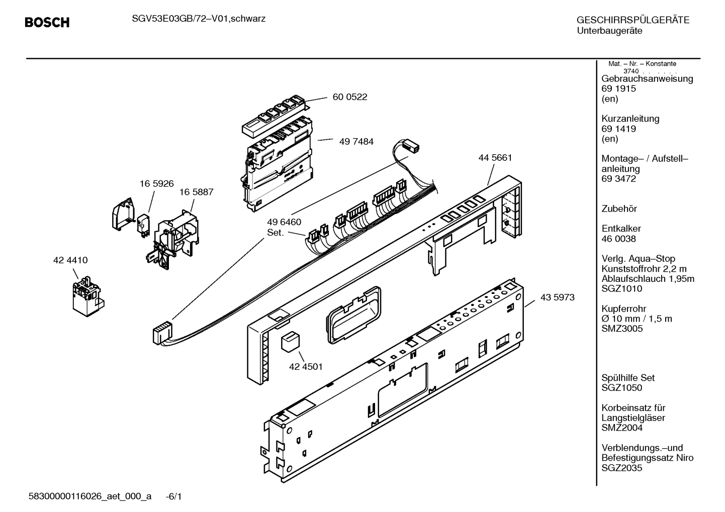 Baskets & Wheels, Door & Housing (0003-3020)