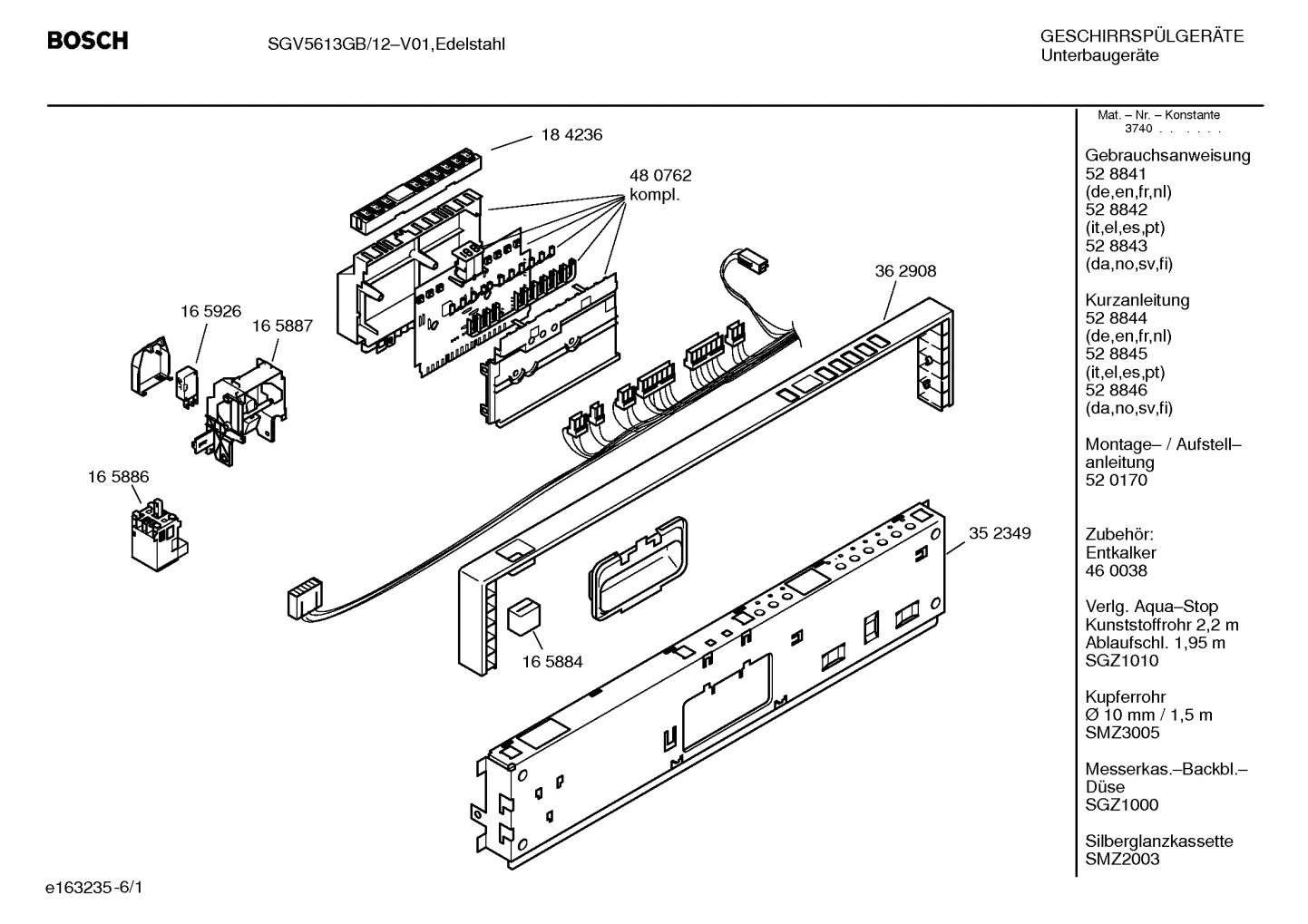 Door & Housing, Seals & Gaskets (0002-3020)