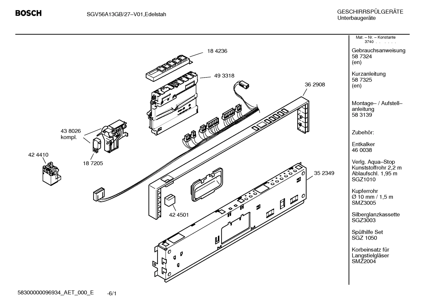 Baskets & Wheels, Door & Housing (0002-3020)
