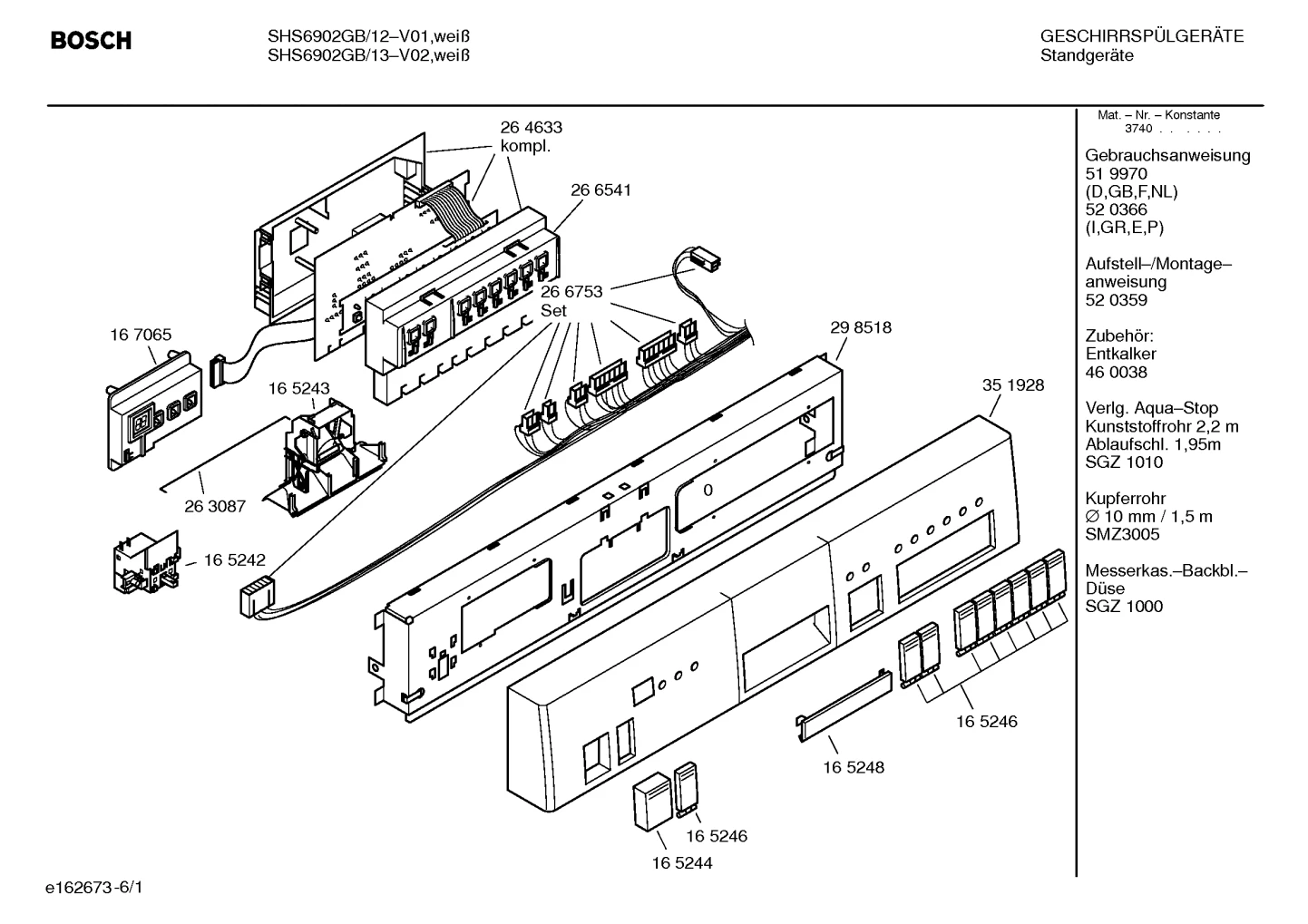 Seals & Gaskets, motors (0001-3020)