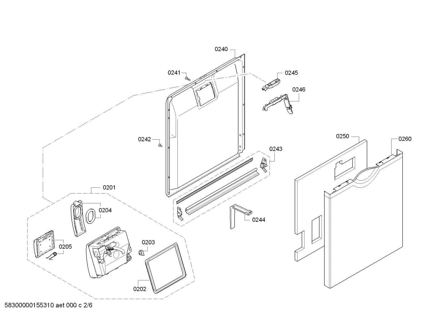 Lids & Covers, Door & Housing (0202-8102)