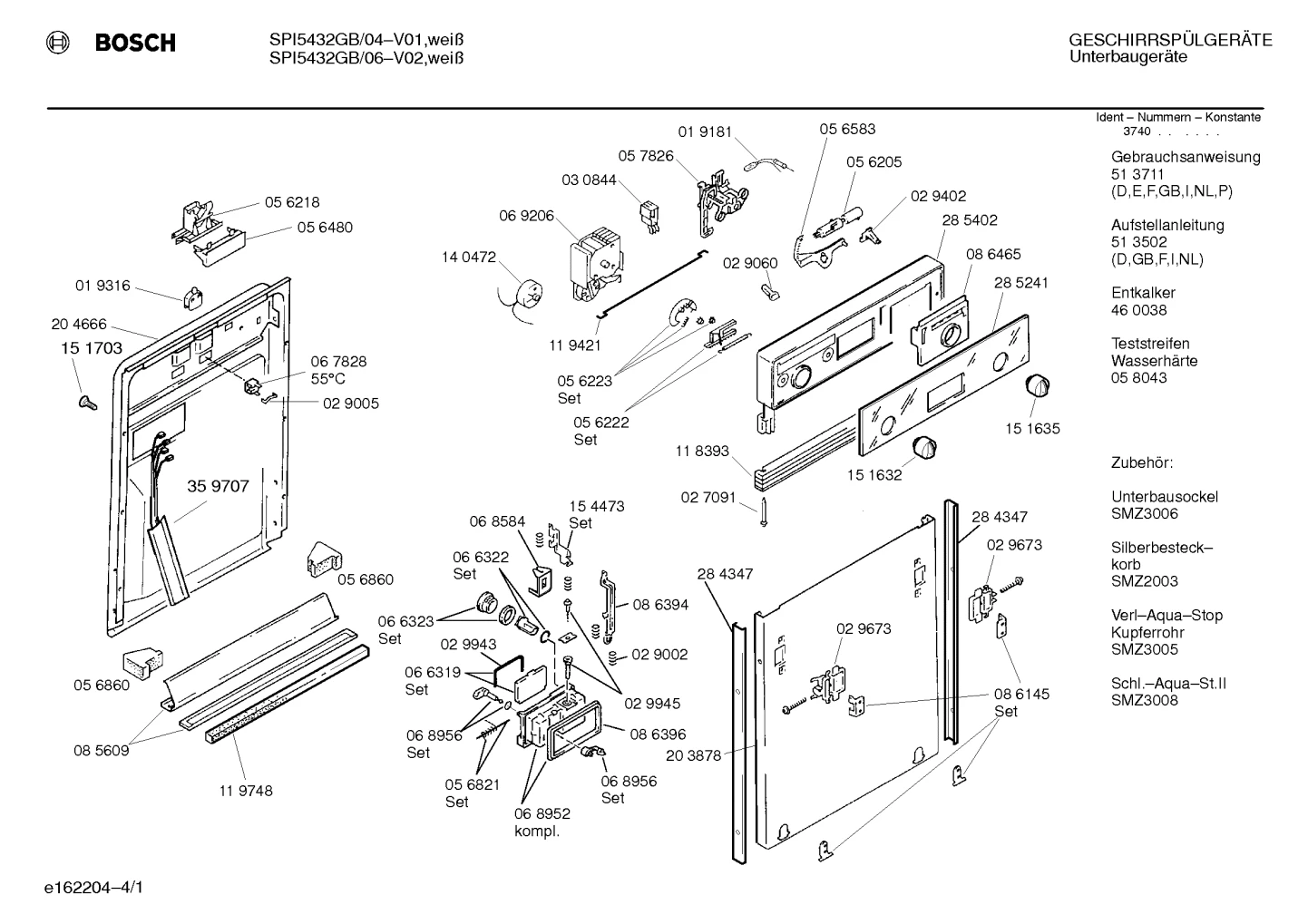 Seals & Gaskets, Flaps & Holders (0002-0158)