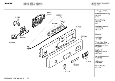 Seals & Gaskets, Spray Arms (0004-3020)