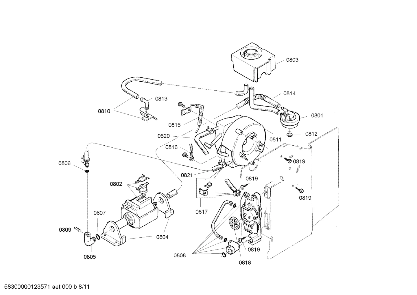 Instantaneous Water Heater Heating Element Pre-Assembled