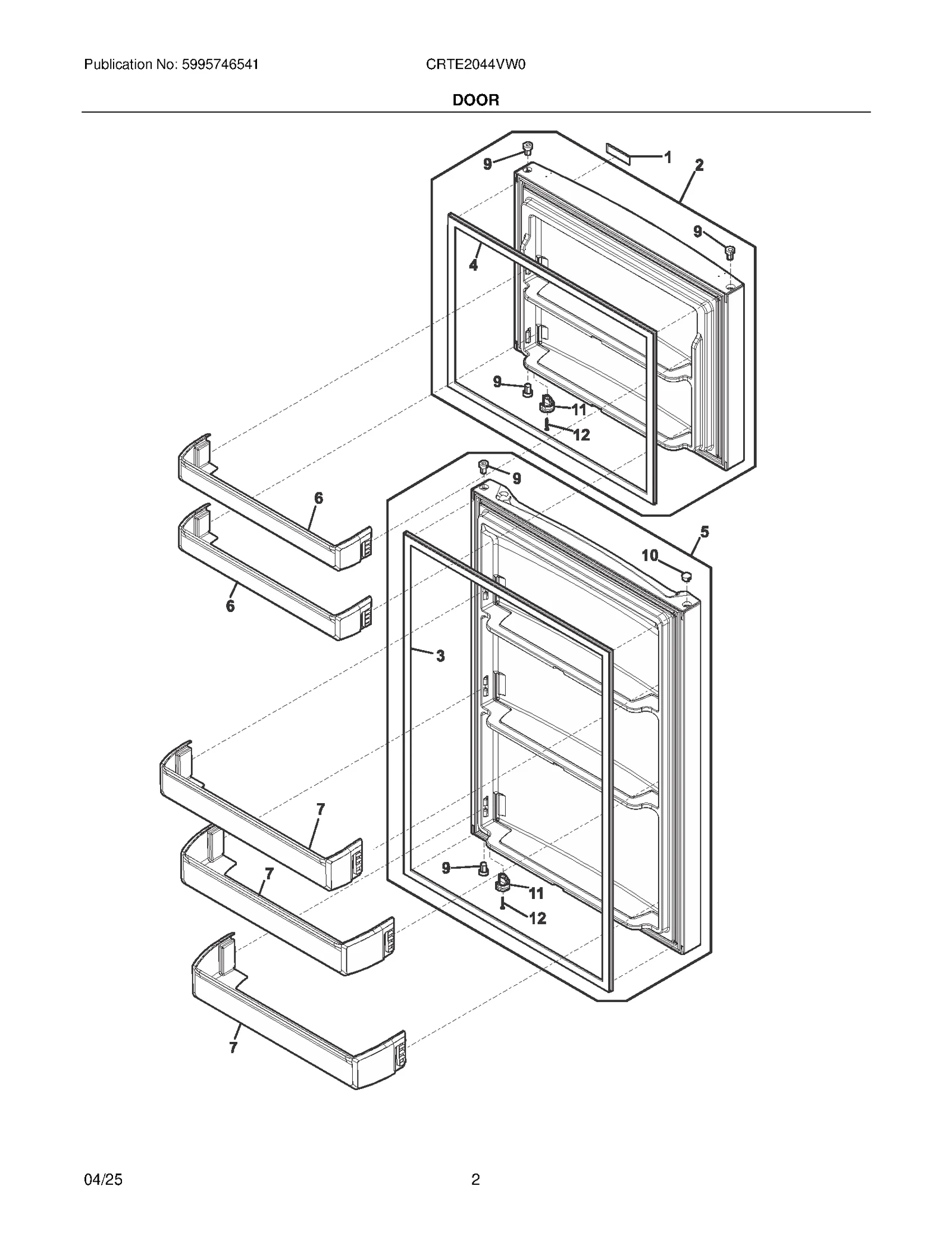 Door-Complete Frzr