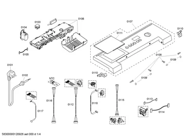 Door & Housing, Screws (0101-0118)