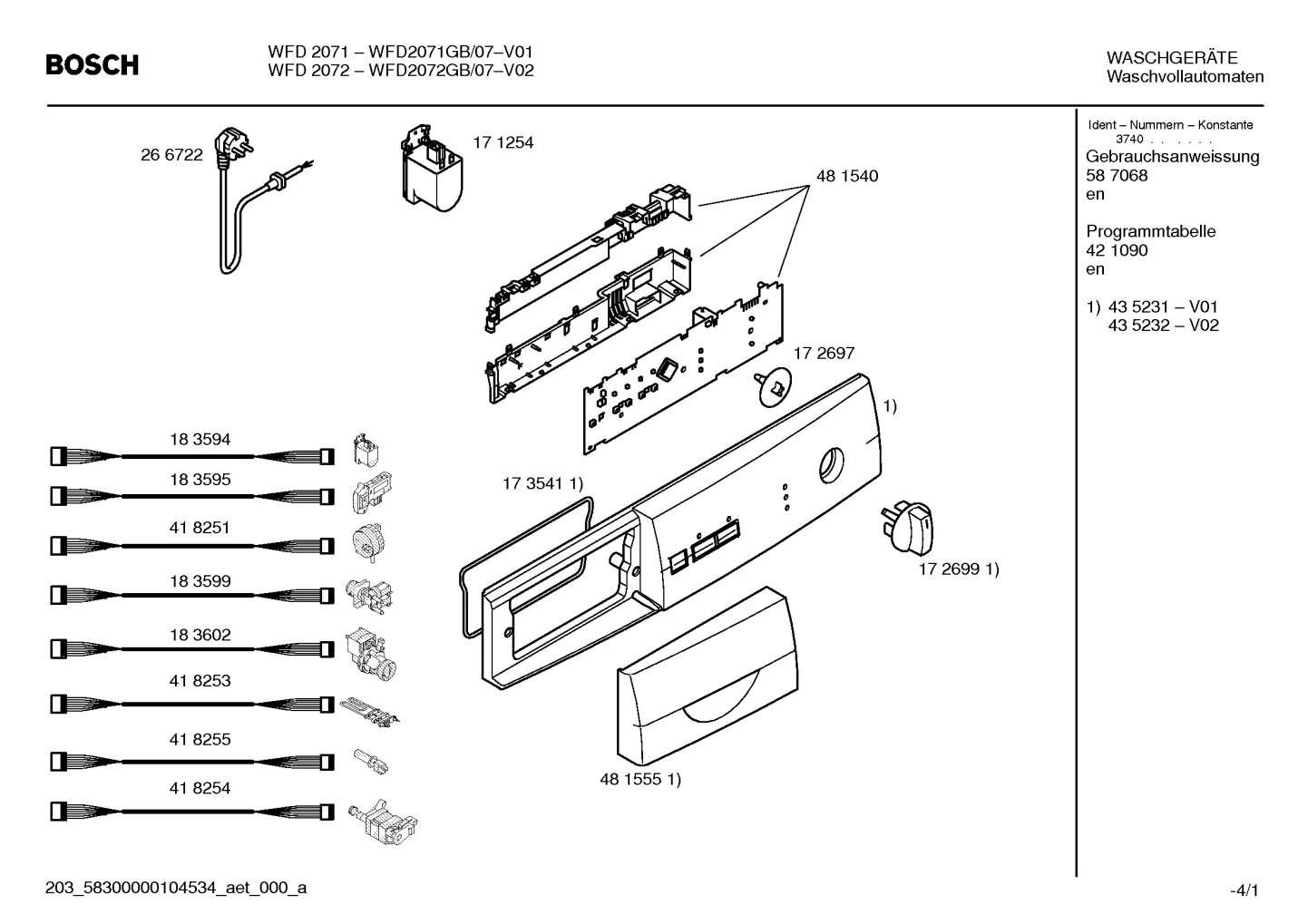 Hoses, Door & Housing (0102-0446)