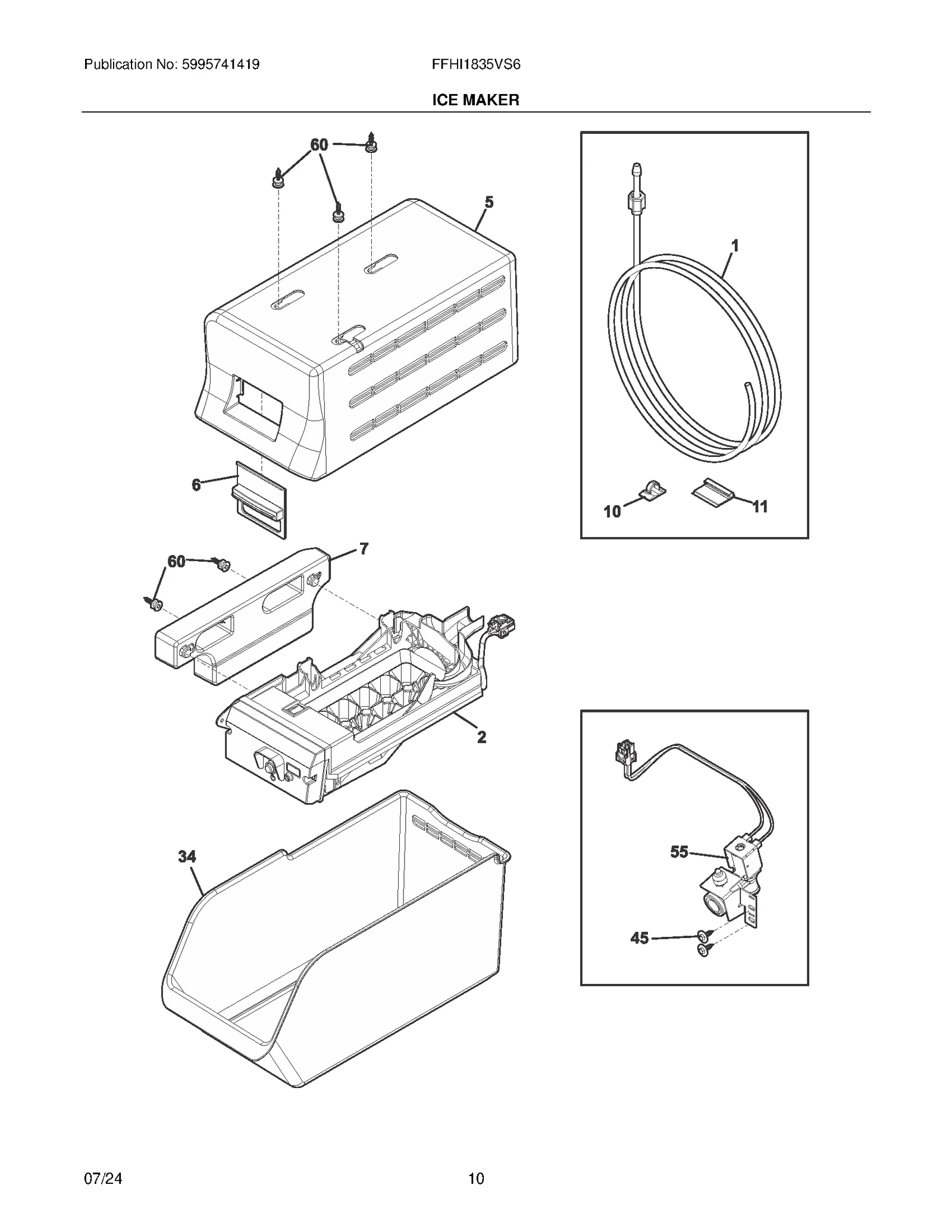 Overmold Fill Hose